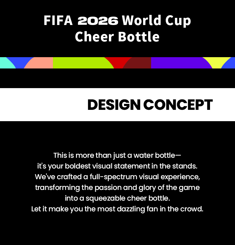 Detalles de Set de Botellas Squeeze FIFA World Cup 2026 parte 2