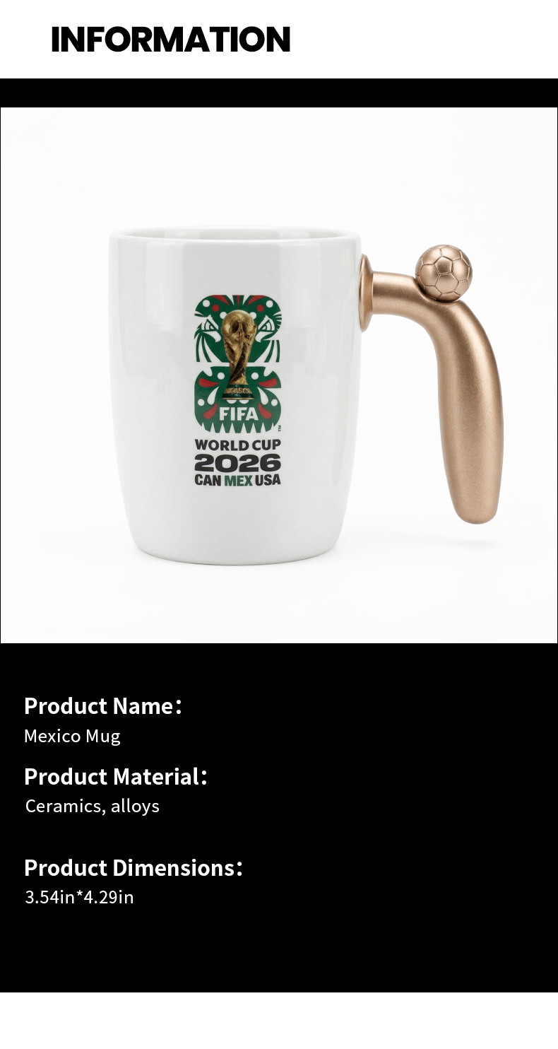 Detalles de Taza Mexico FIFA World Cup 2026 parte 5