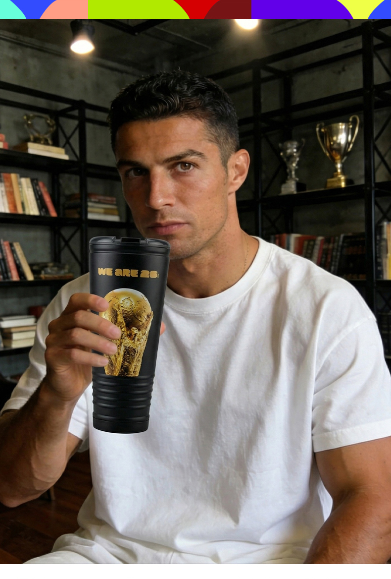 Detalles de Vaso Edicion Copa Dorada FIFA World Cup 2026 parte 8