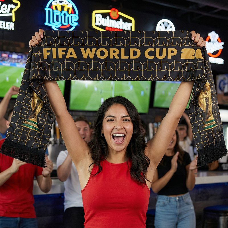 Bufanda Copa Dorada FIFA World Cup 2026 imagen 4